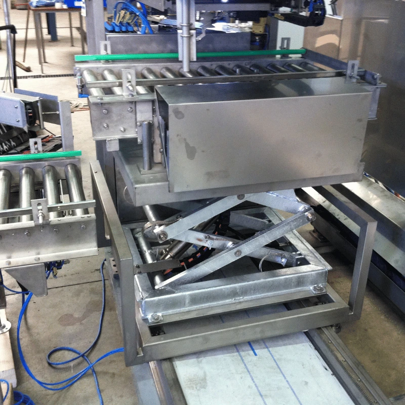 ATEX lifiting table helping minimise ignition sources.